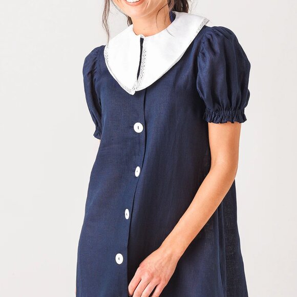 Sleeper Marie Linen Dress - Picture 1 of 7